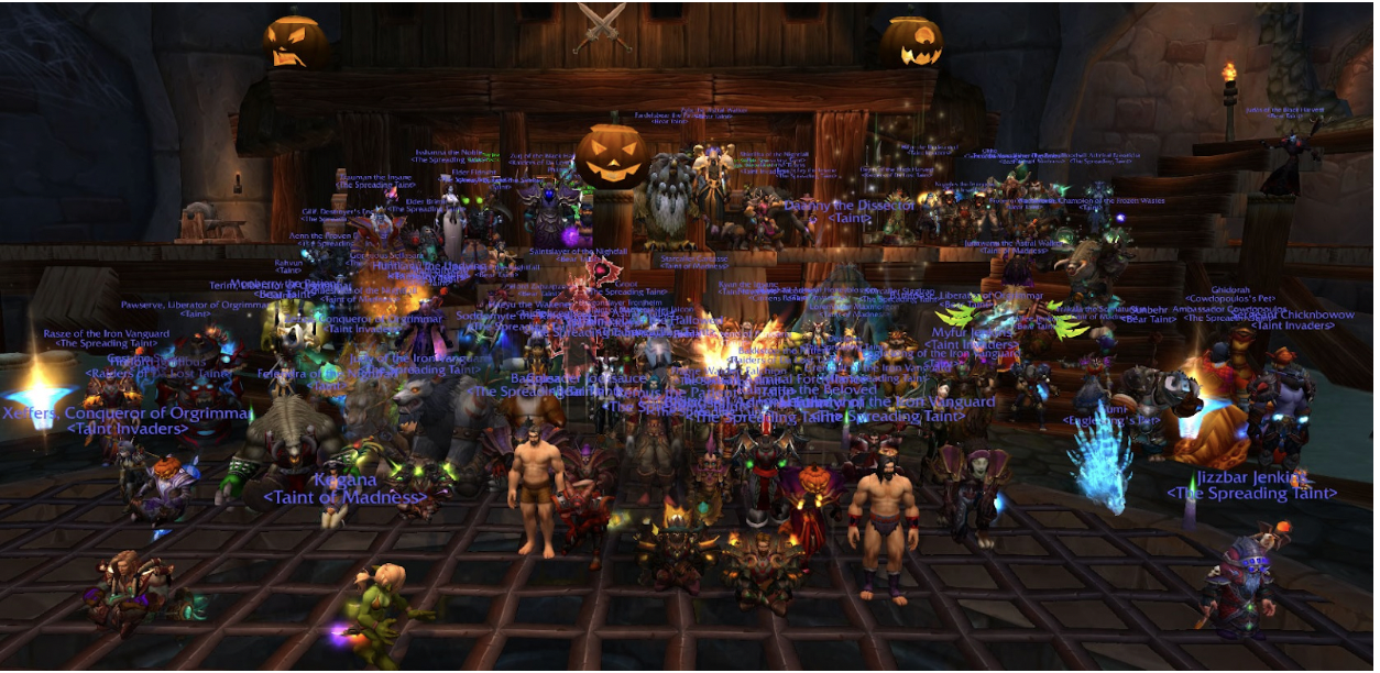 World Of Warcraft: 10th year Taint Guild Photo